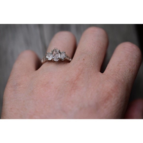 Alternative Engagement Ring Promise Ring  size 4 5 6 7 8 9 10 11 12 13 - Picture 1 of 4